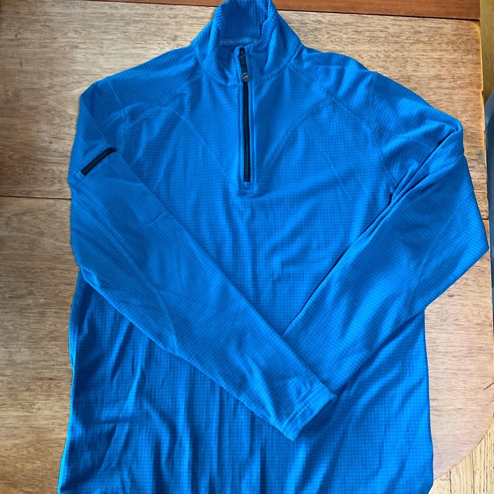 Terramar 1/4 zip pullover body sensor sweater